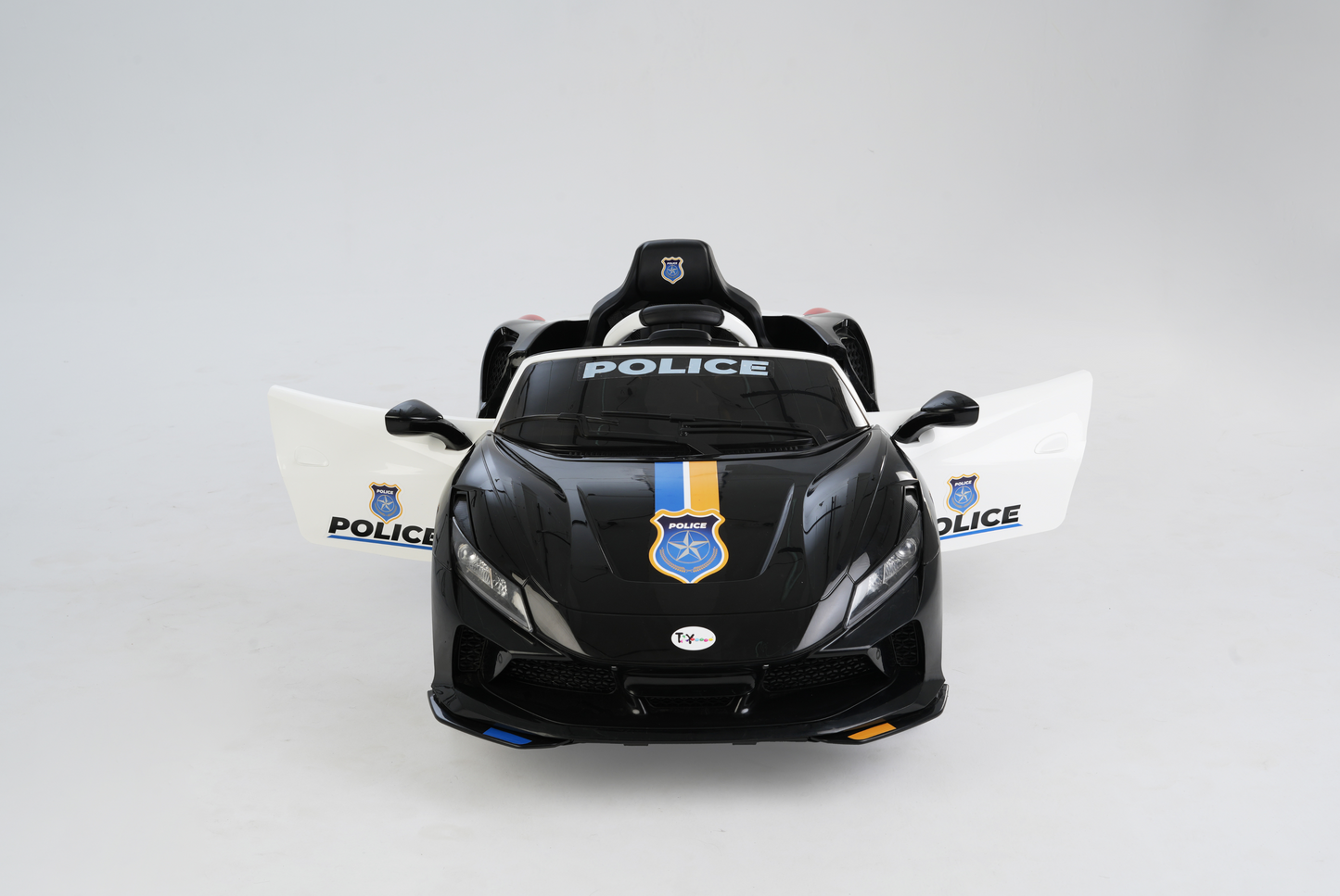 Toy House Police Car Black