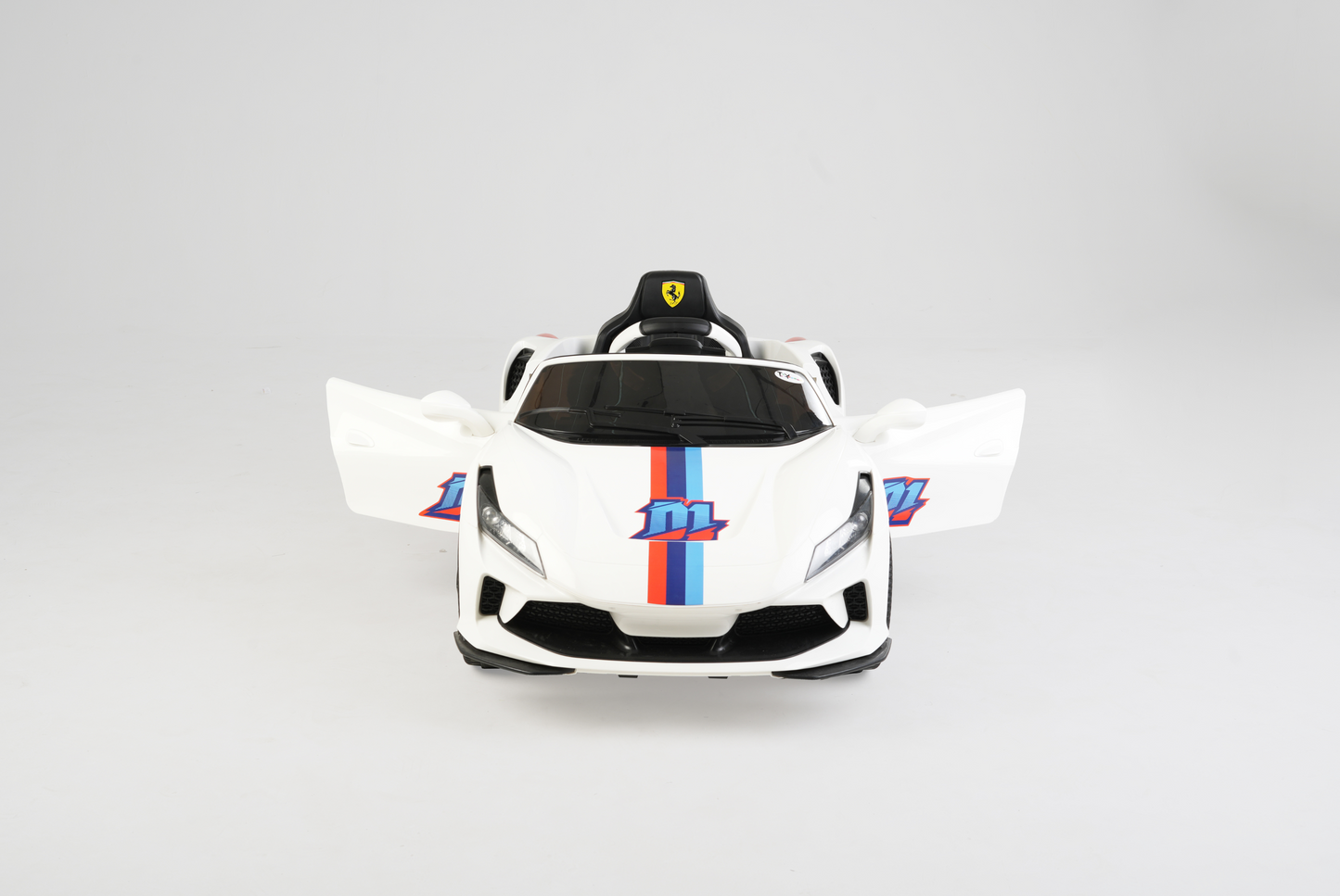 Toy House White Sports Car