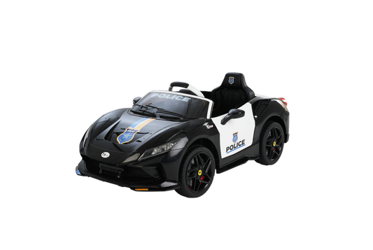 Toy House Police Car Black