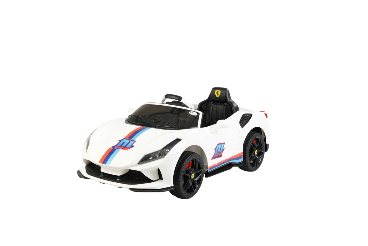 Toy House White Sports Car