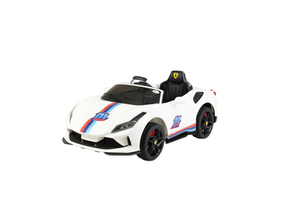 Toy House White Sports Car