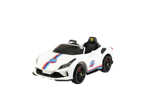 Toy House White Sports Car