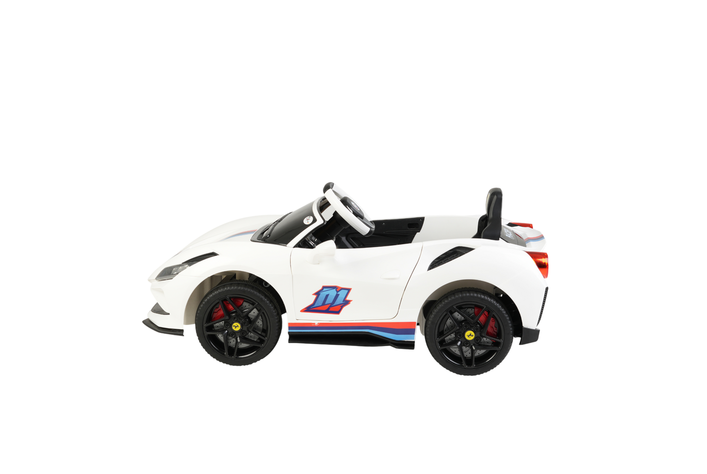 Toy House White Sports Car