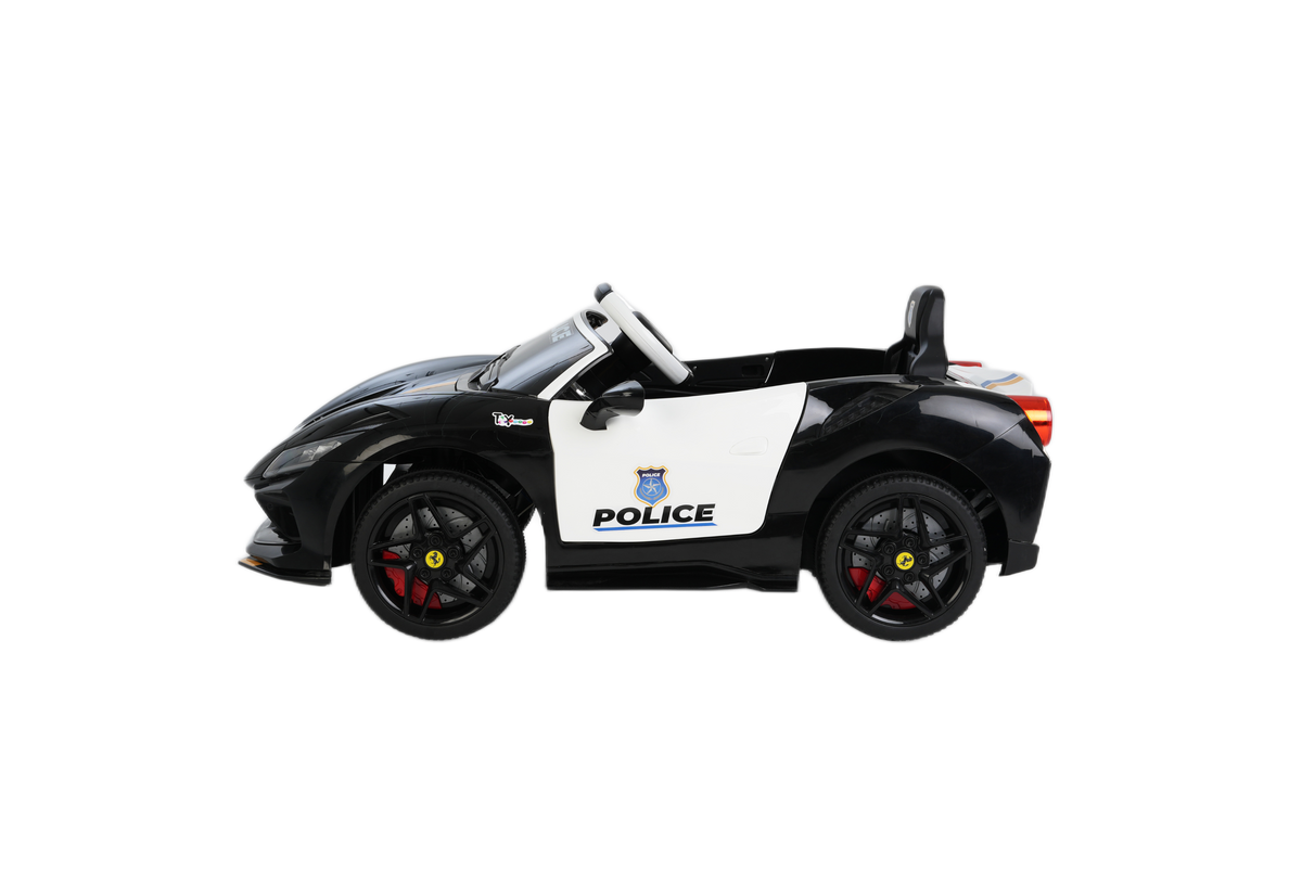 Toy House Police Car Black